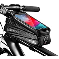 Faireach Bolsa Manillar Bicicleta Bolsa Bicicleta Cuadro- Accesorios Bicicletas Montaña Impermeable con Ventana para…